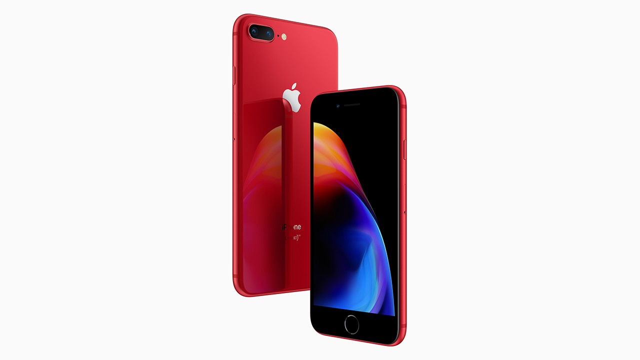 Apple представила красные iPhone 8 и 8 Plus