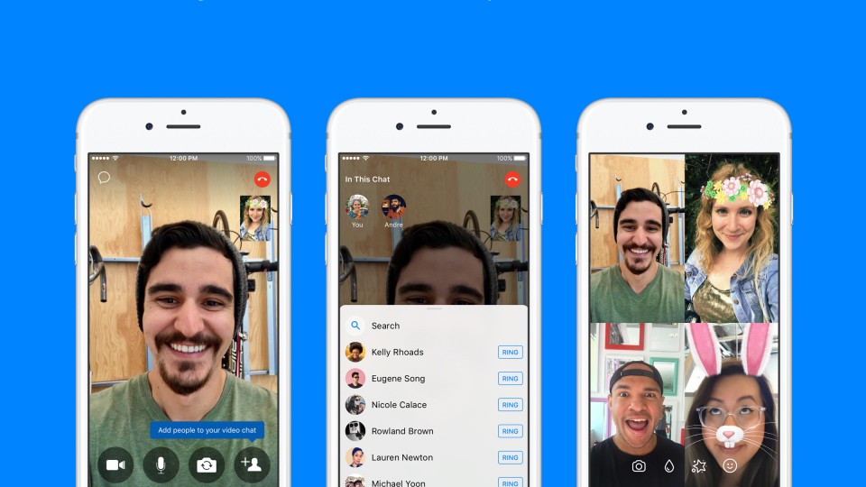 Facebook упростила добавление пользователей в видеочаты Messenger