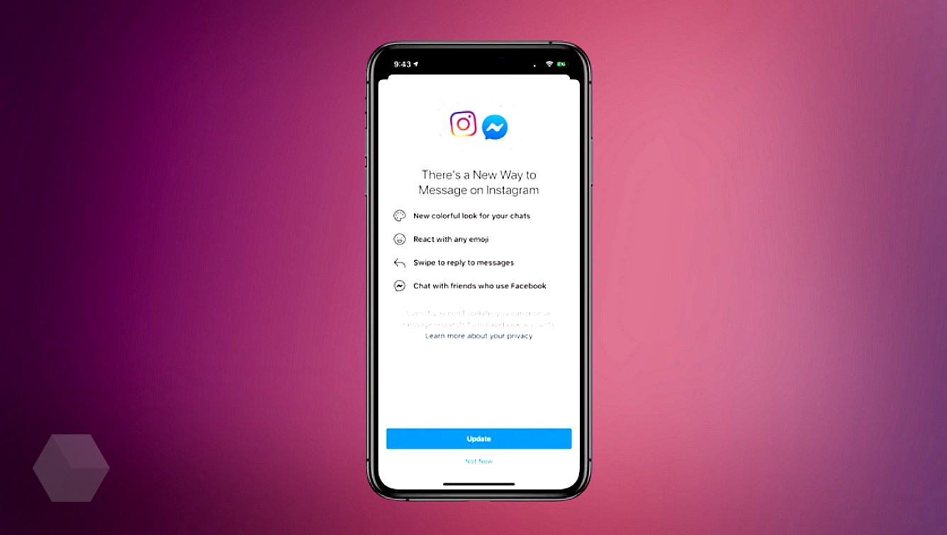 Facebook объединяет чаты Instagram и Messenger