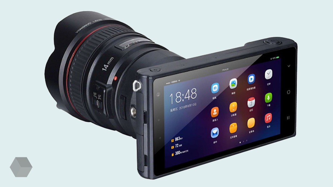 Yongnuo представила беззеркалку на Android с байонетом Canon EF