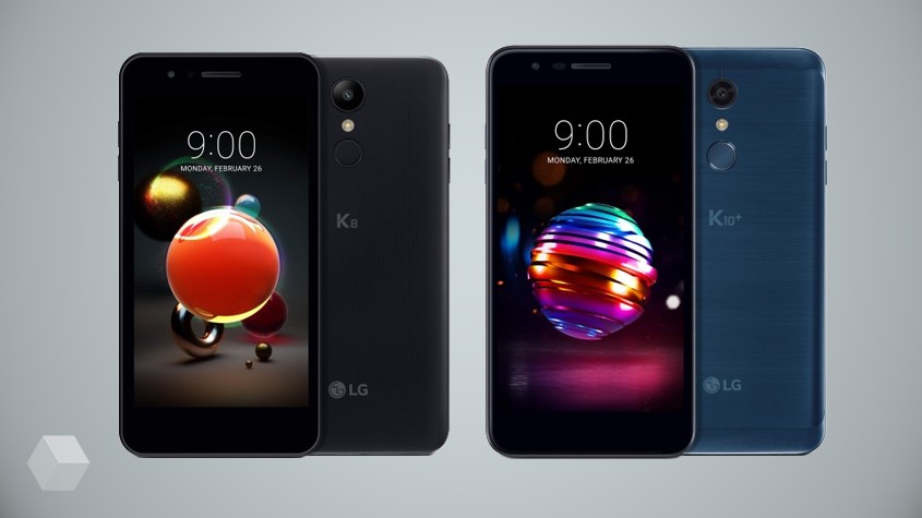 LG представила смартфоны K8 и K10 2018 года