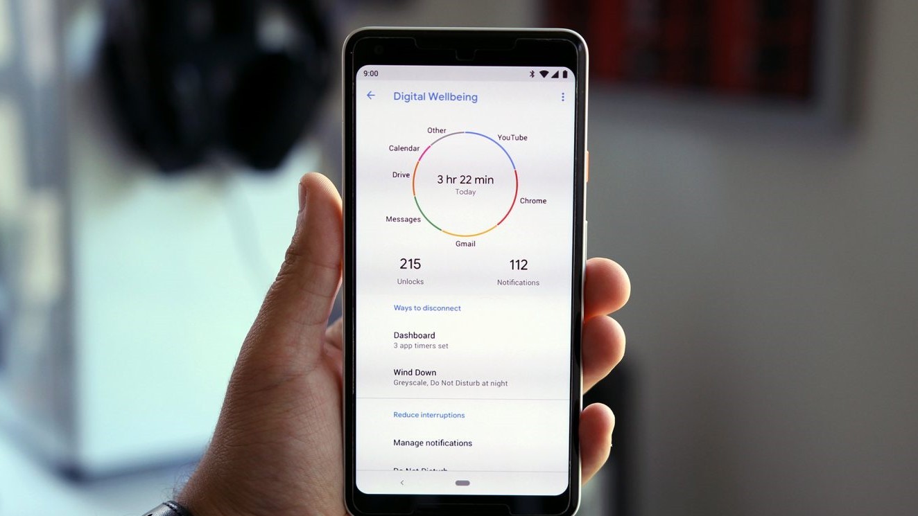 Digital Wellbeing отследит активность использования смартфона