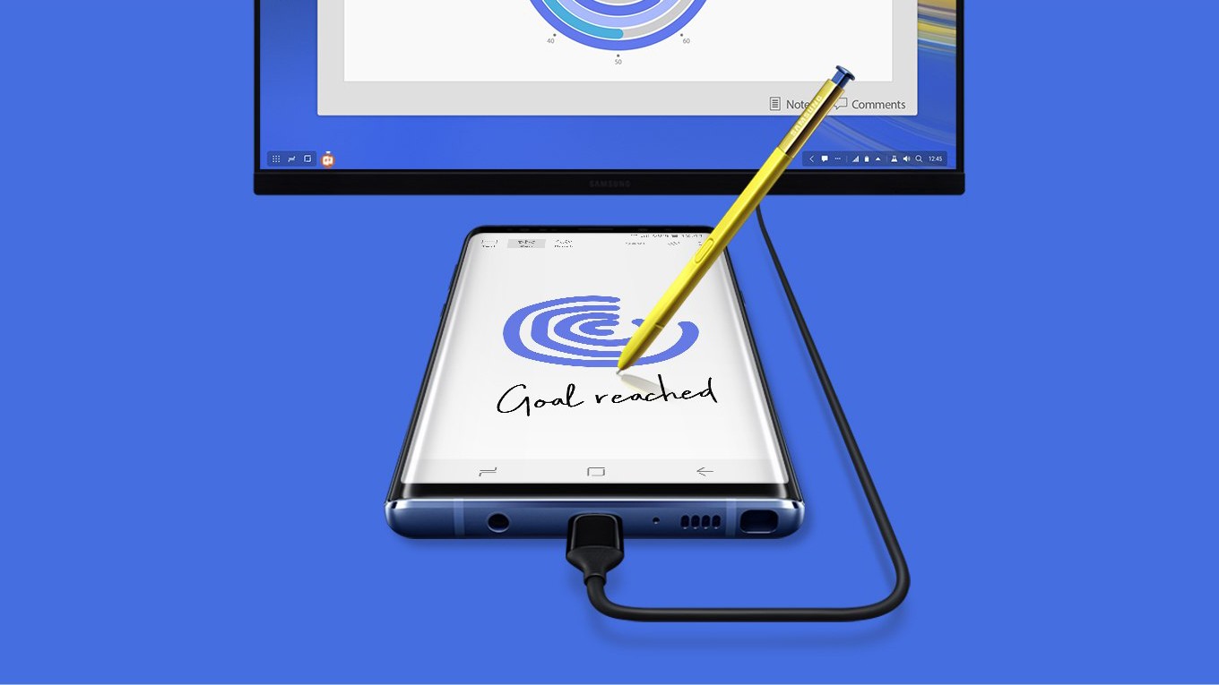 Galaxy Note 9 превращается в ПК с помощью одного кабеля