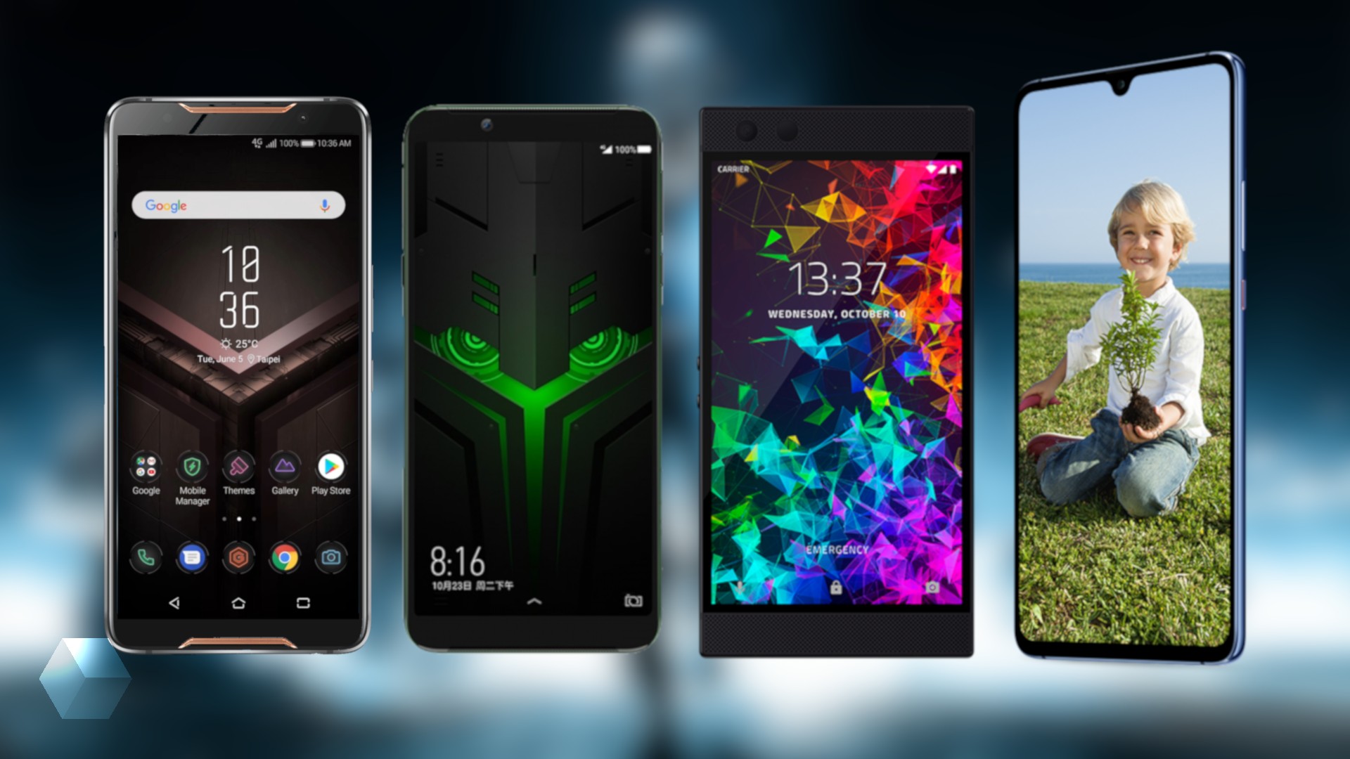 ASUS ROG Phone, Black Shark Helo, Huawei Mate 20 X и Razer Phone 2 — кто лучше?