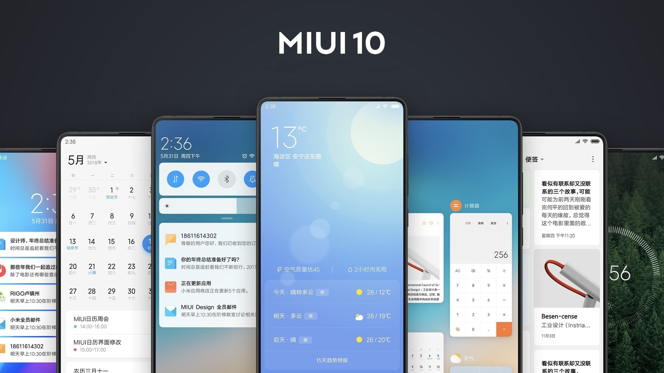 MIUI 10: искусственный интеллект в каждом сантиметре