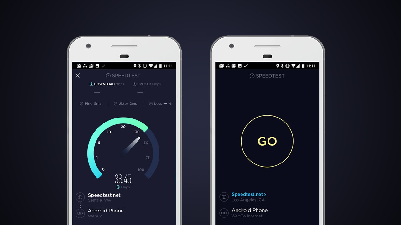 Speedtest в новом дизайне доступен в Google Play