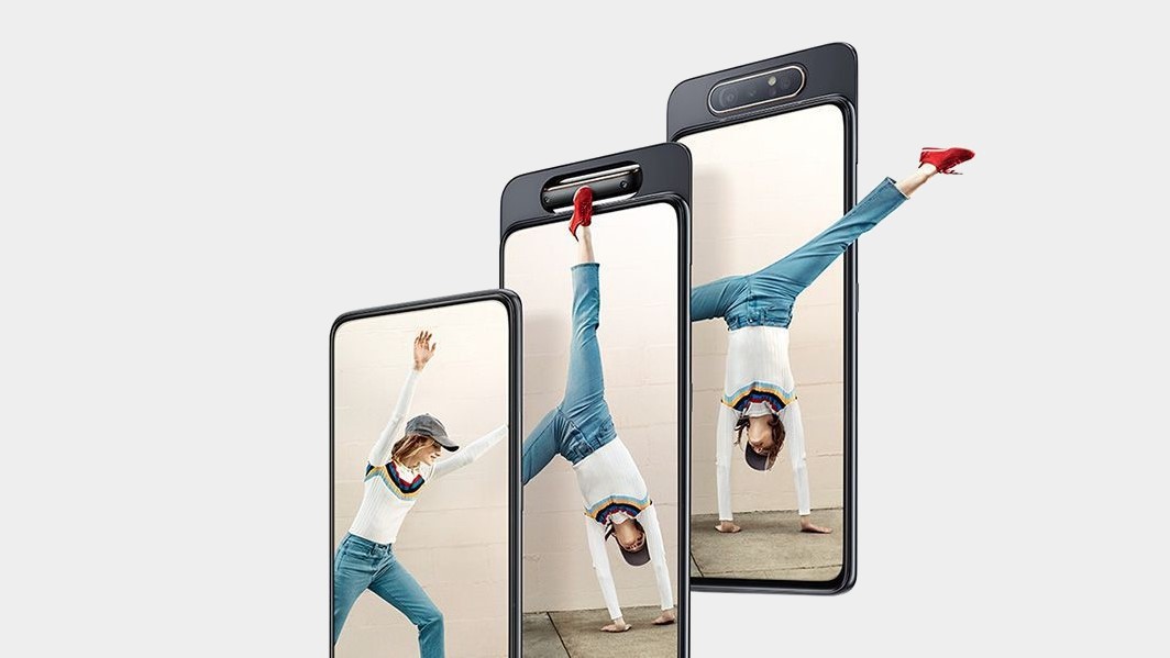 Samsung представила Galaxy A80 с поворотной камерой и A70 с дисплеем Infinity-U