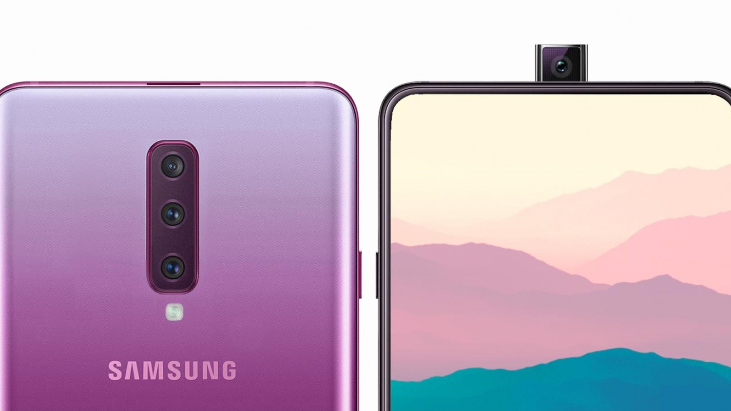 Рендеры Samsung Galaxy A90 с выезжающей камерой