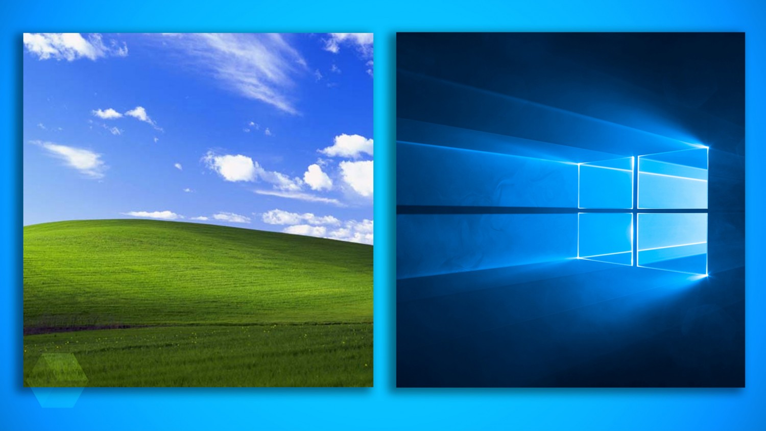 История развития и стандартные обои операционной системы Windows