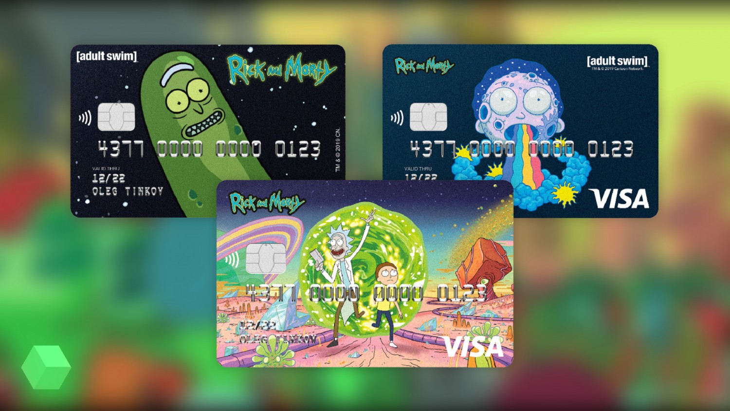 «Тинькофф Банк» выпустил дебетовые карты с персонажами сериала «Рик и Морти»