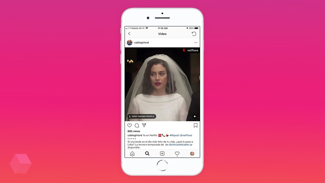 Instagram позволит отмечать людей в видеозаписях