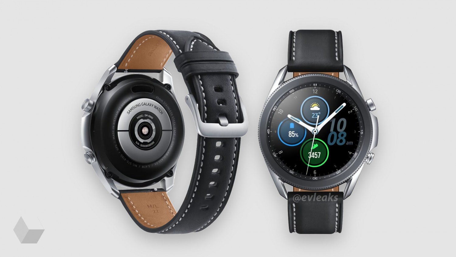 Качественные рендеры Samsung Galaxy Watch 3 от инсайдера