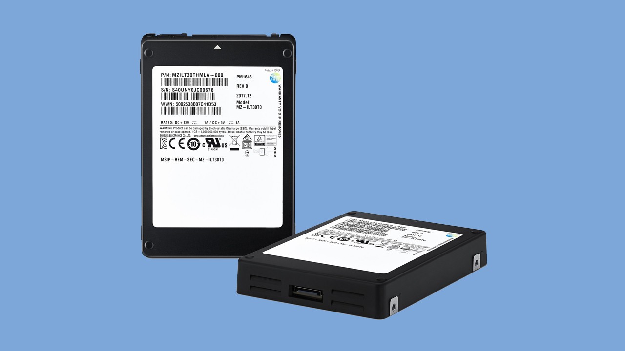 Samsung представила самый объёмный SSD с 30 ТБ памяти