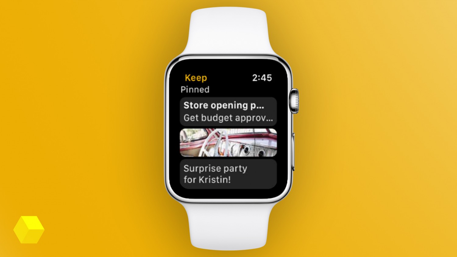 Google Keep стал доступен для умных часов Apple Watch