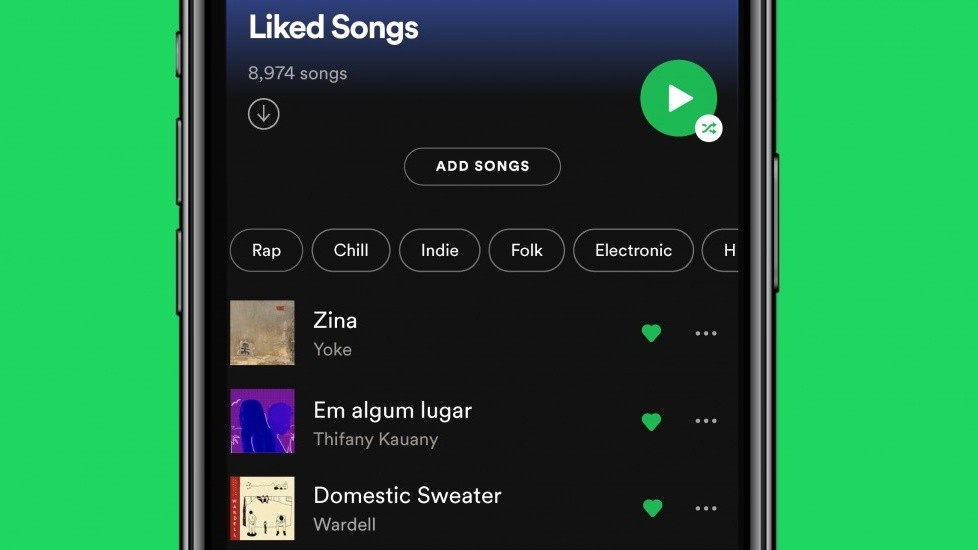 Spotify позволит фильтровать понравившиеся треки по настроению и жанрам
