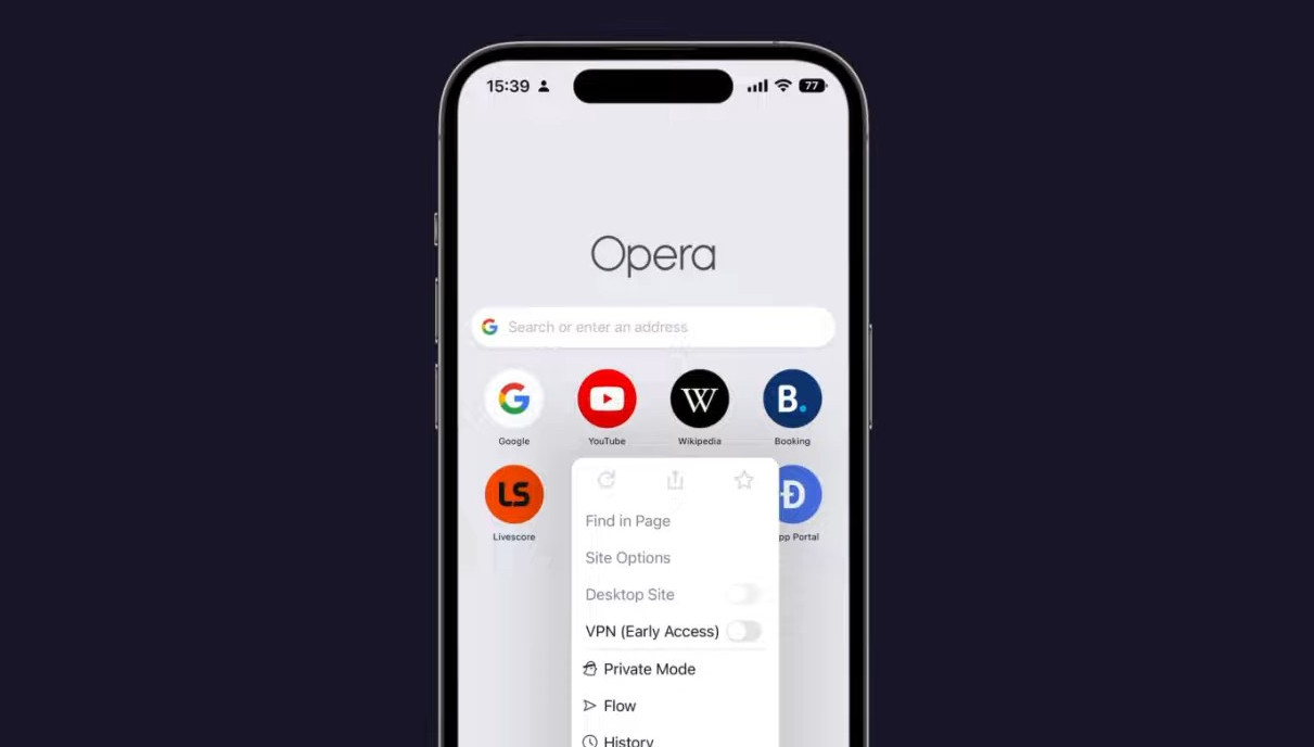 В Opera для iOS появился бесплатный VPN - Rozetked.me