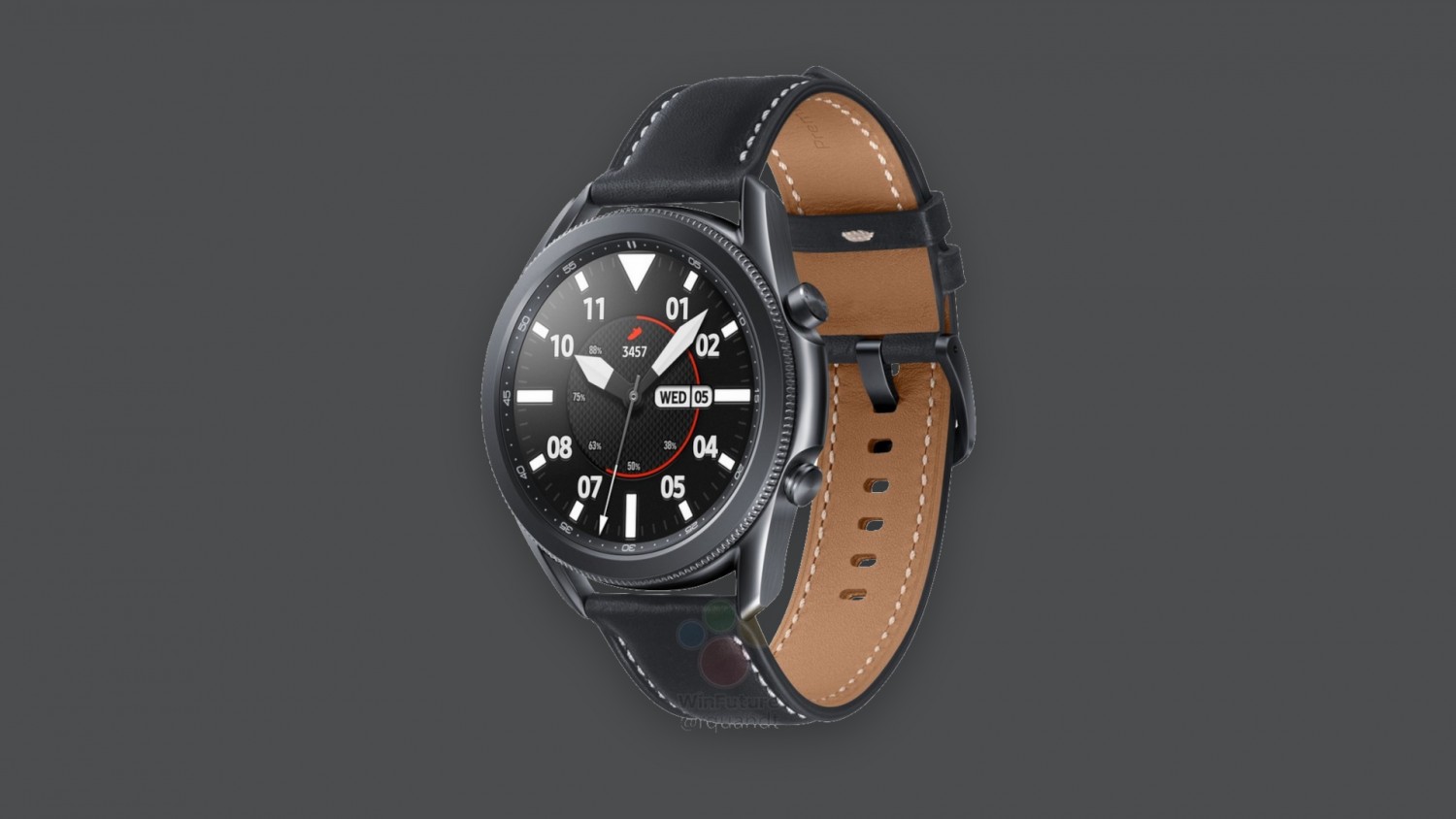 Подробные спецификации и пресс-рендеры Samsung Galaxy Watch 3