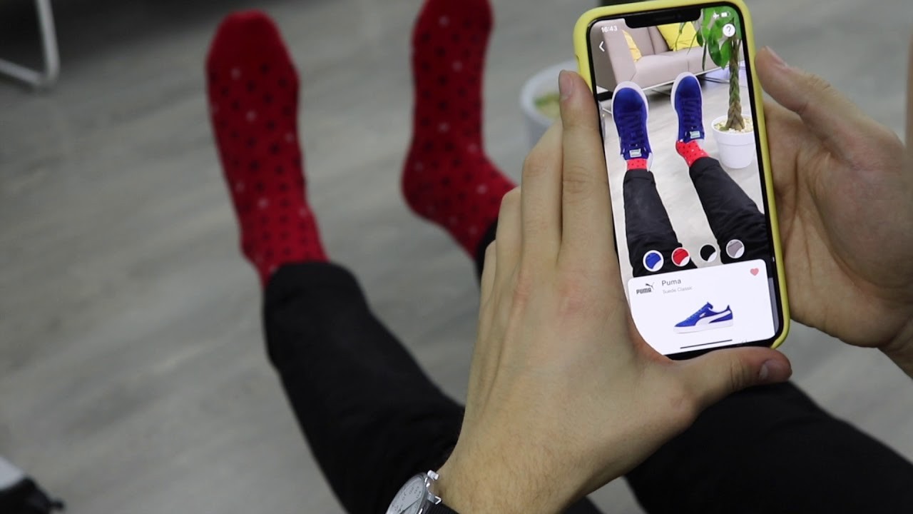 Lamoda запустила виртуальную примерку кроссовок в приложении для iOS
