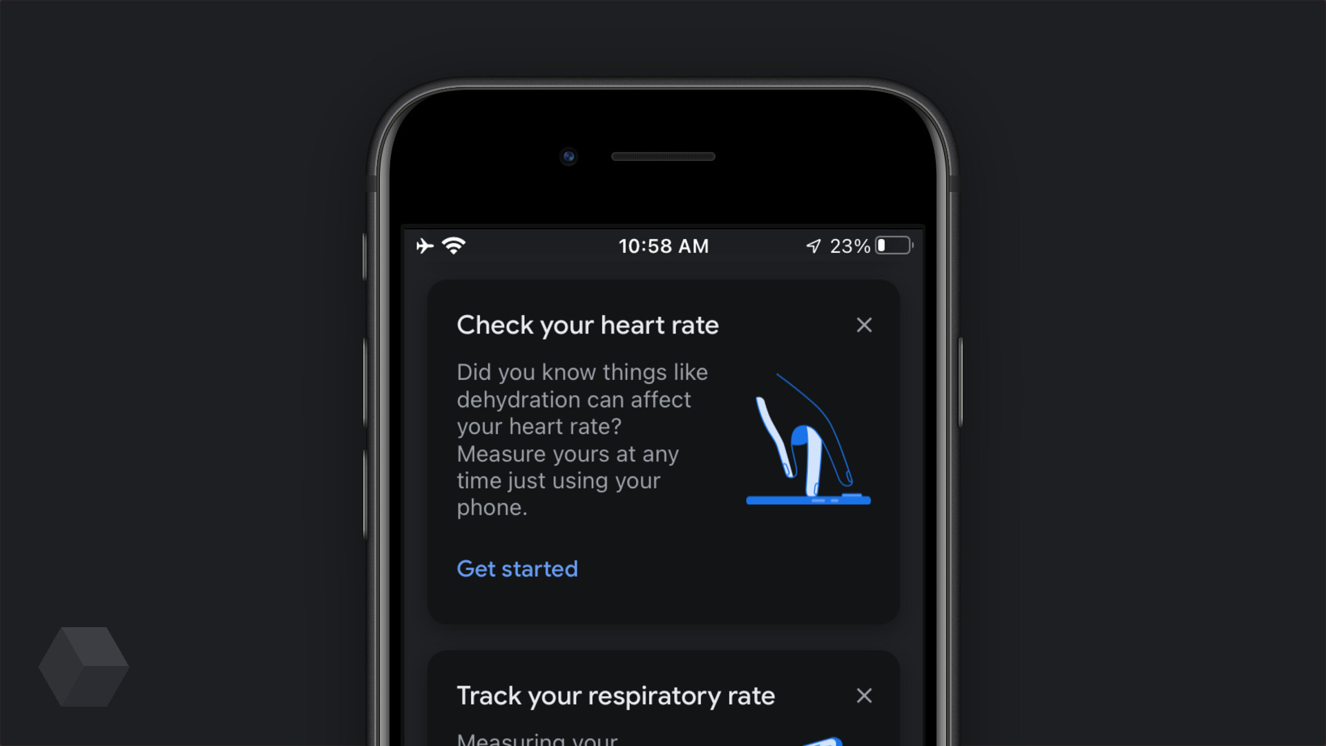 В Google Fit для iOS появилась функция измерения пульса через камеру  смартфона - Rozetked.me