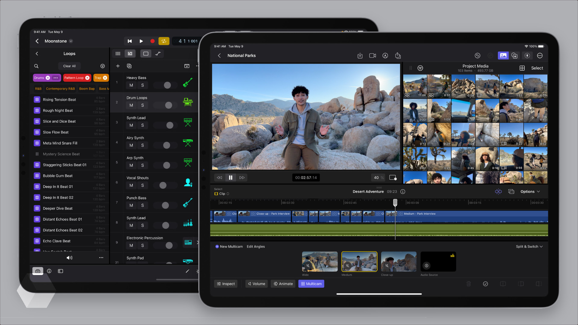 Apple выпустила приложения для видео- и аудиомонтажа Final Cut Pro и Logic Pro для iPad