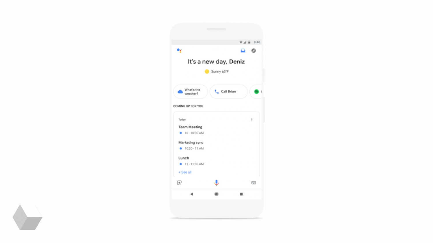 Вкладка «Обновления» «Google Ассистента» теперь в новом дизайне