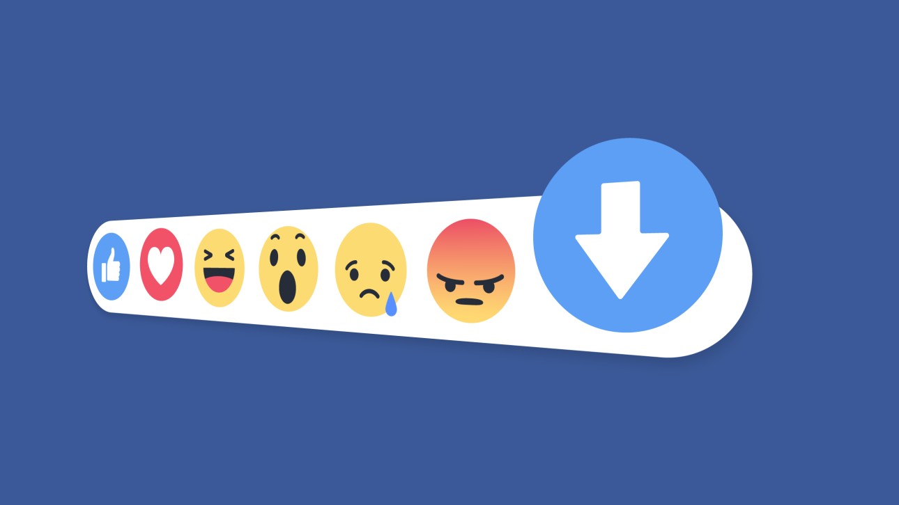 Facebook тестирует кнопку «дизлайка»