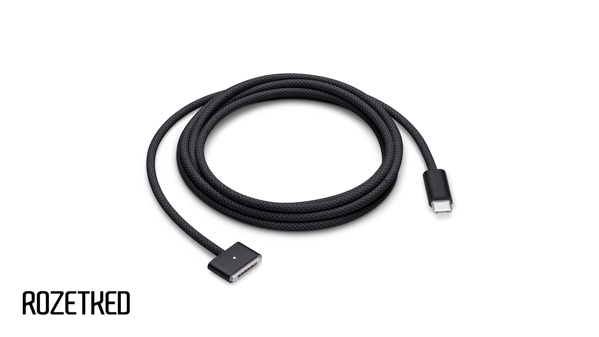 Кабель Apple USB-C c MagSafe 3 теперь доступен в цвете Space Black
