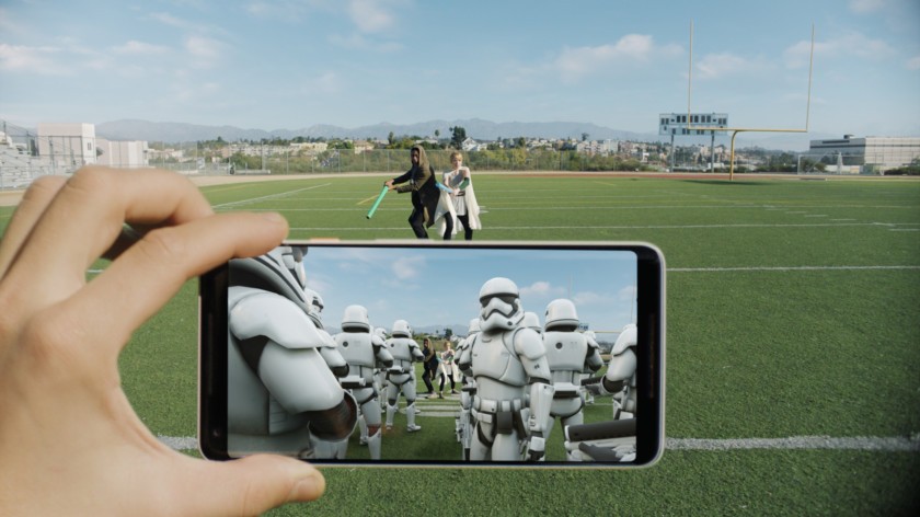 Google выпустила AR-стикеры для Pixel с героями «Звёздных войн»
