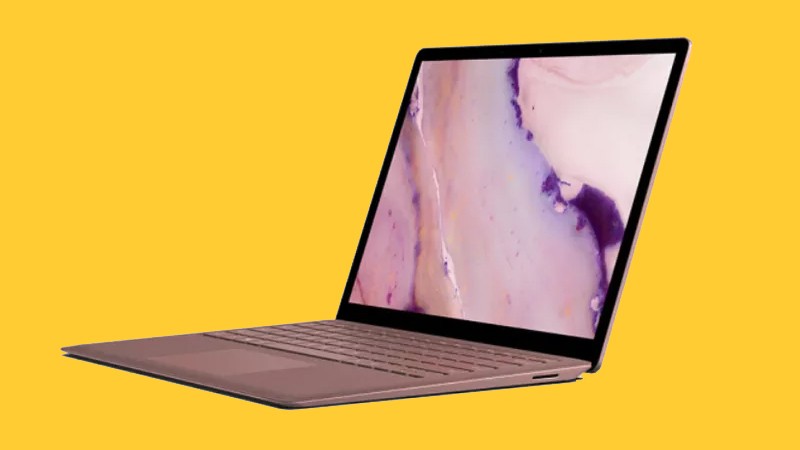Microsoft представила розовый Surface Laptop 2
