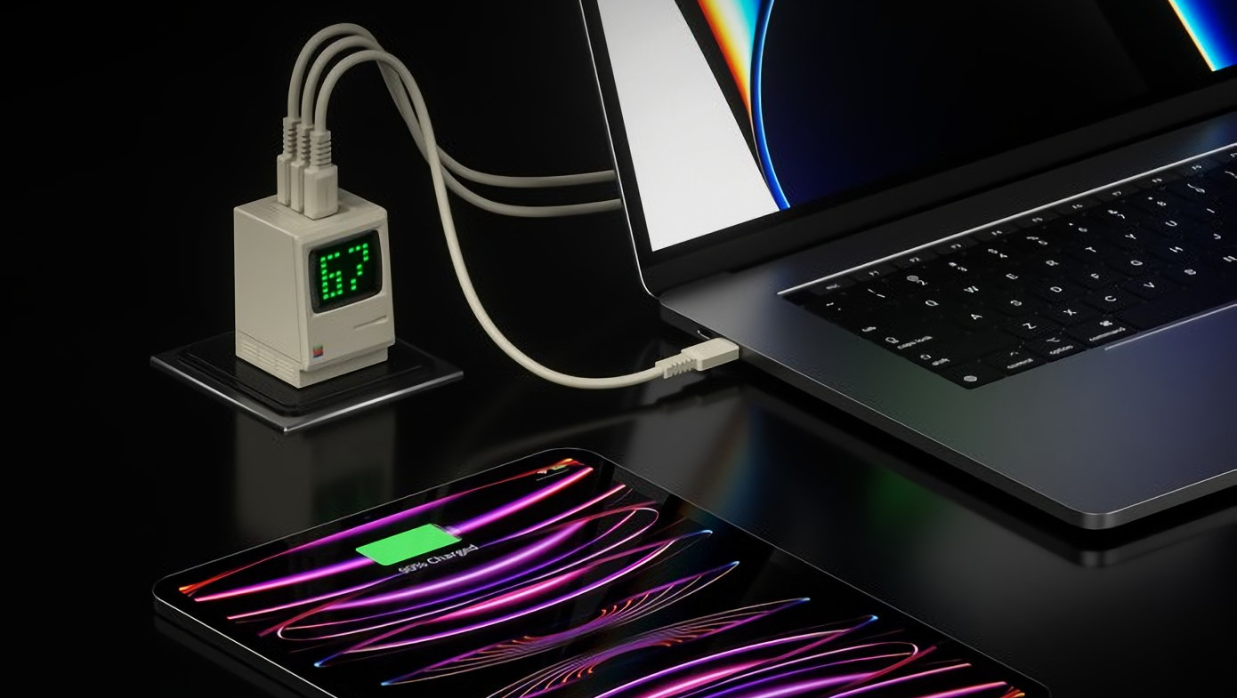 Представлена Shargeek Retro 67 — новая зарядка в виде Macintosh ...