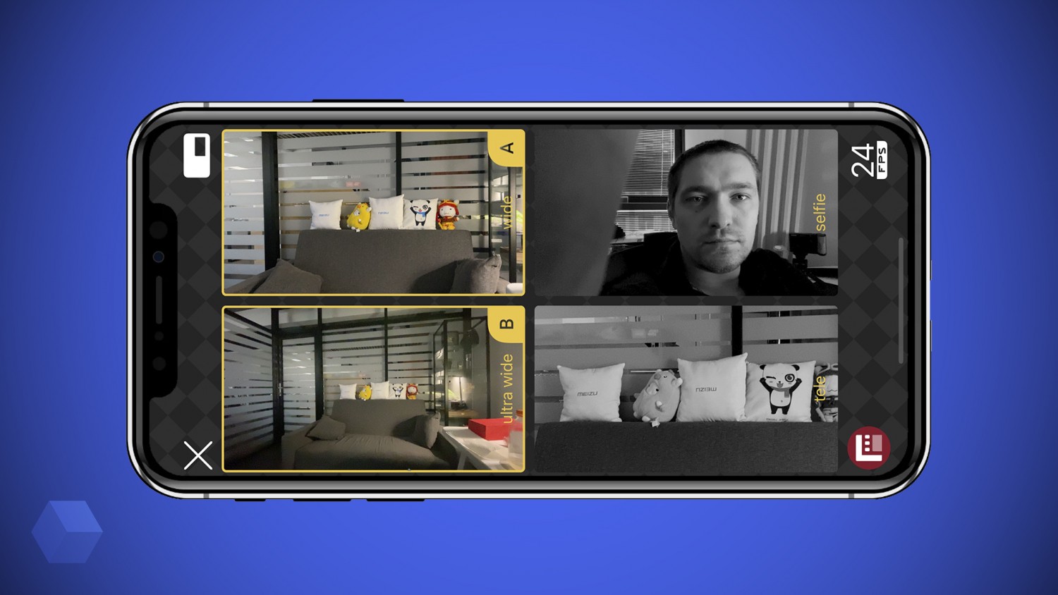 DoubleTake — приложение для съёмки видео на несколько объективов iPhone от создателей FiLMiC Pro