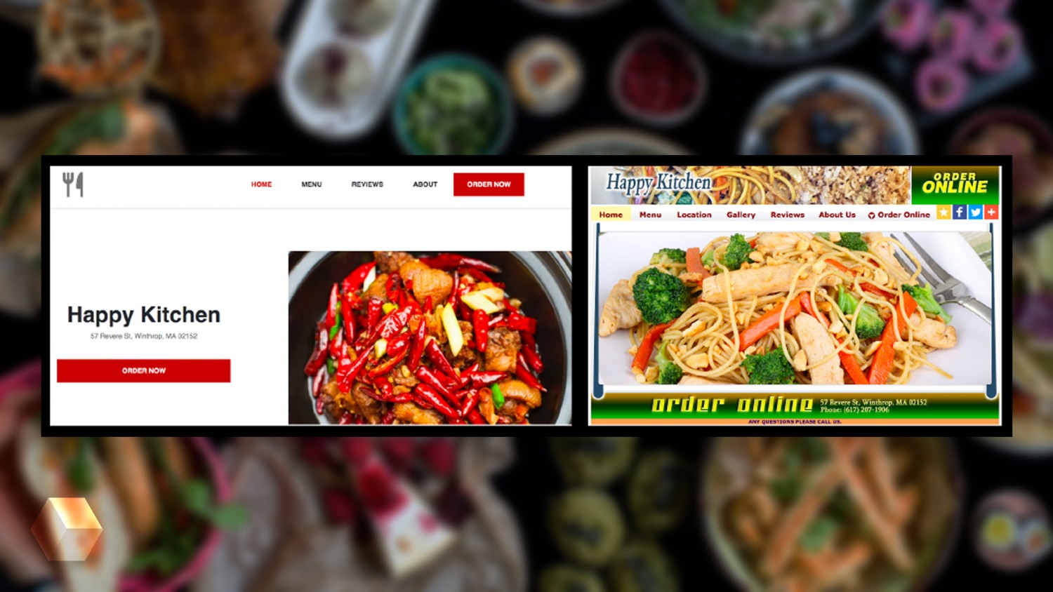 Сервис по доставке еды имитирует сайты ресторанов, чтобы собрать больше заказов