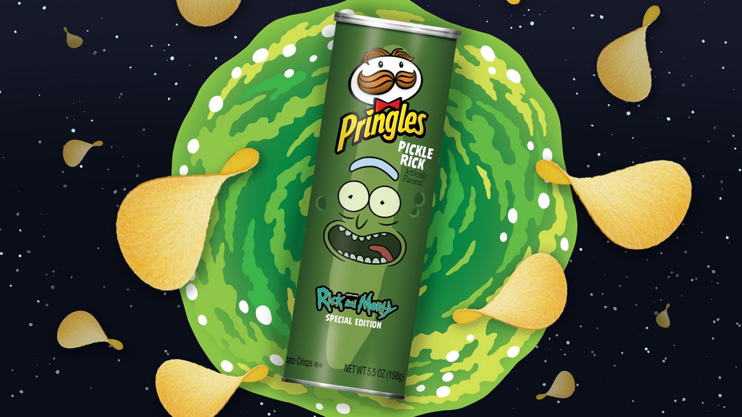 Pringles выпустят чипсы со вкусом «Огурчика Рика»