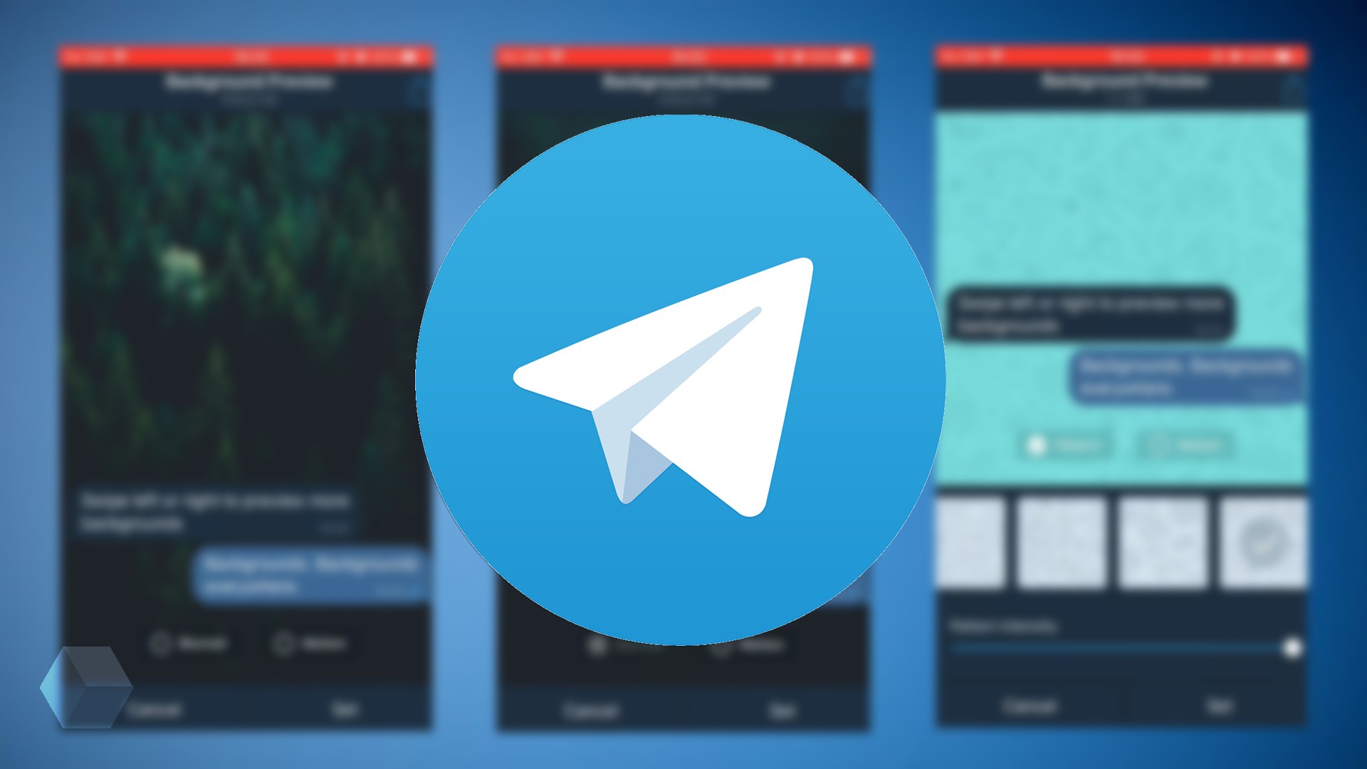 В Telegram появились бот-помощник и настройки фона чата