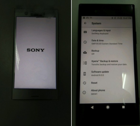 Sony Xperia XZ1 — предполагаемые характеристики и первые фото