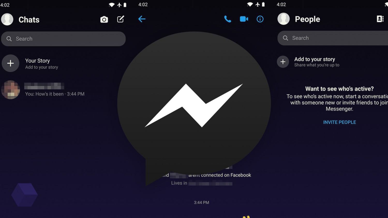 Тёмную версию Facebook Messenger можно получить с помощью «пасхалки»
