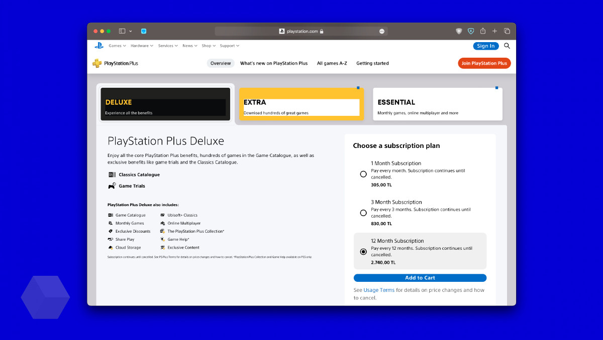 Подписка PS Plus резко подорожала в Турции — 12 месяцев Deluxe теперь стоят  10 000 рублей - Rozetked.me
