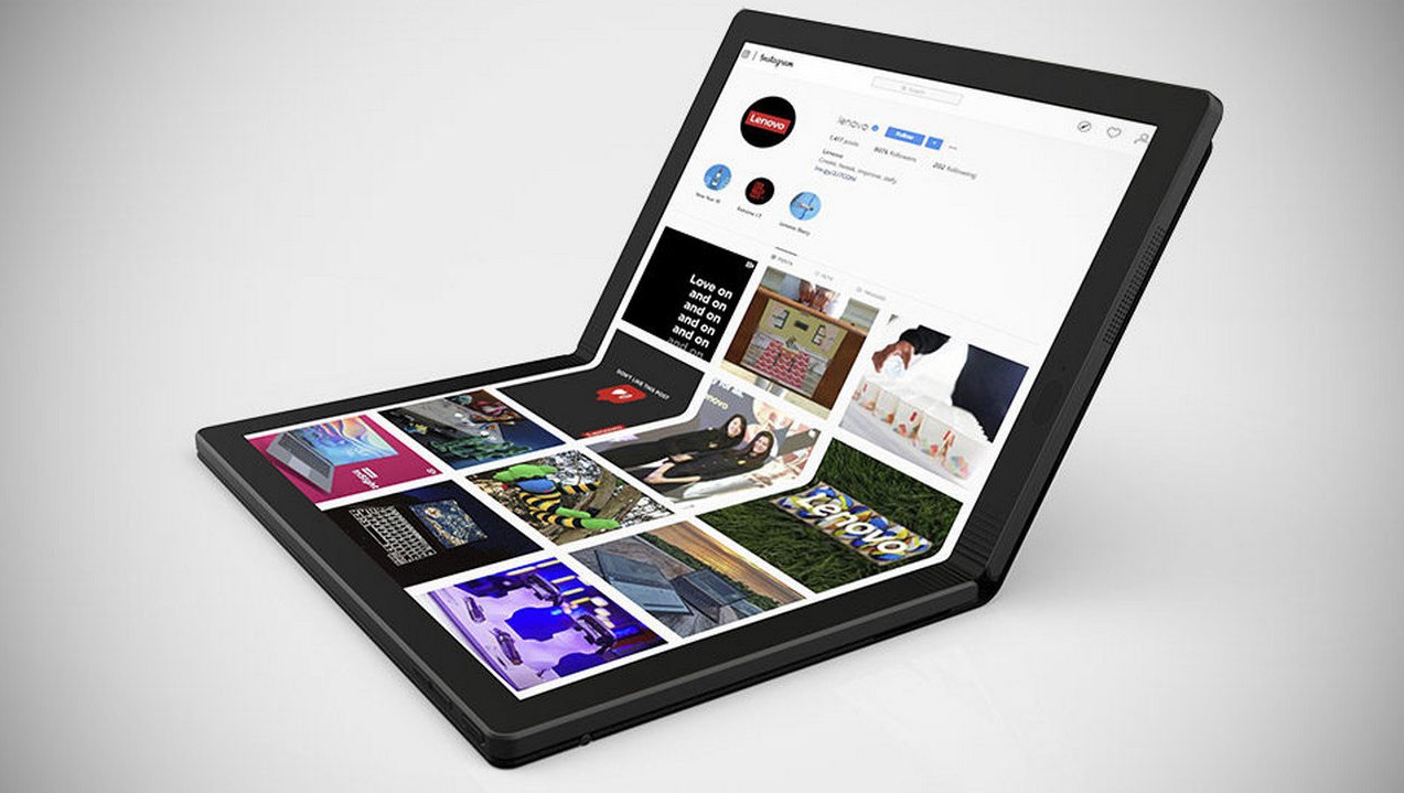 Ноутбук с гибким дисплеем ThinkPad X1 Fold представлен в России