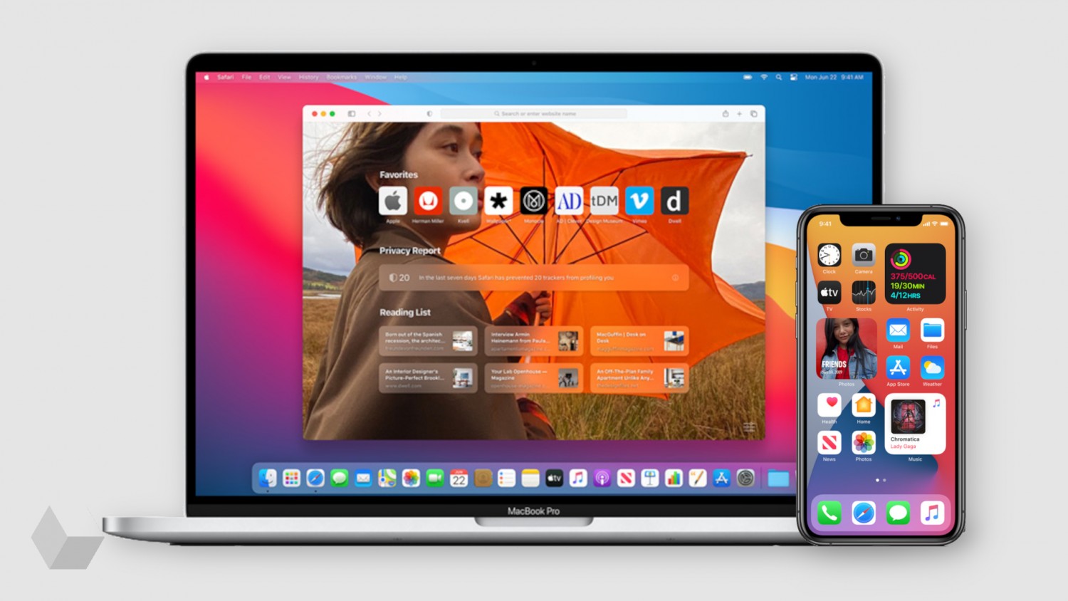 Стоковые обои iOS 14 и macOS 11.0 Big Sur