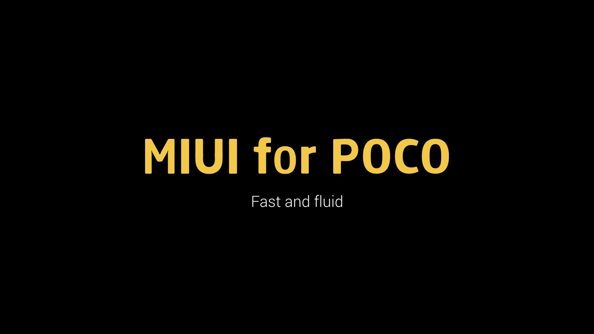 POCO-лаунчер и специальная версия MIUI