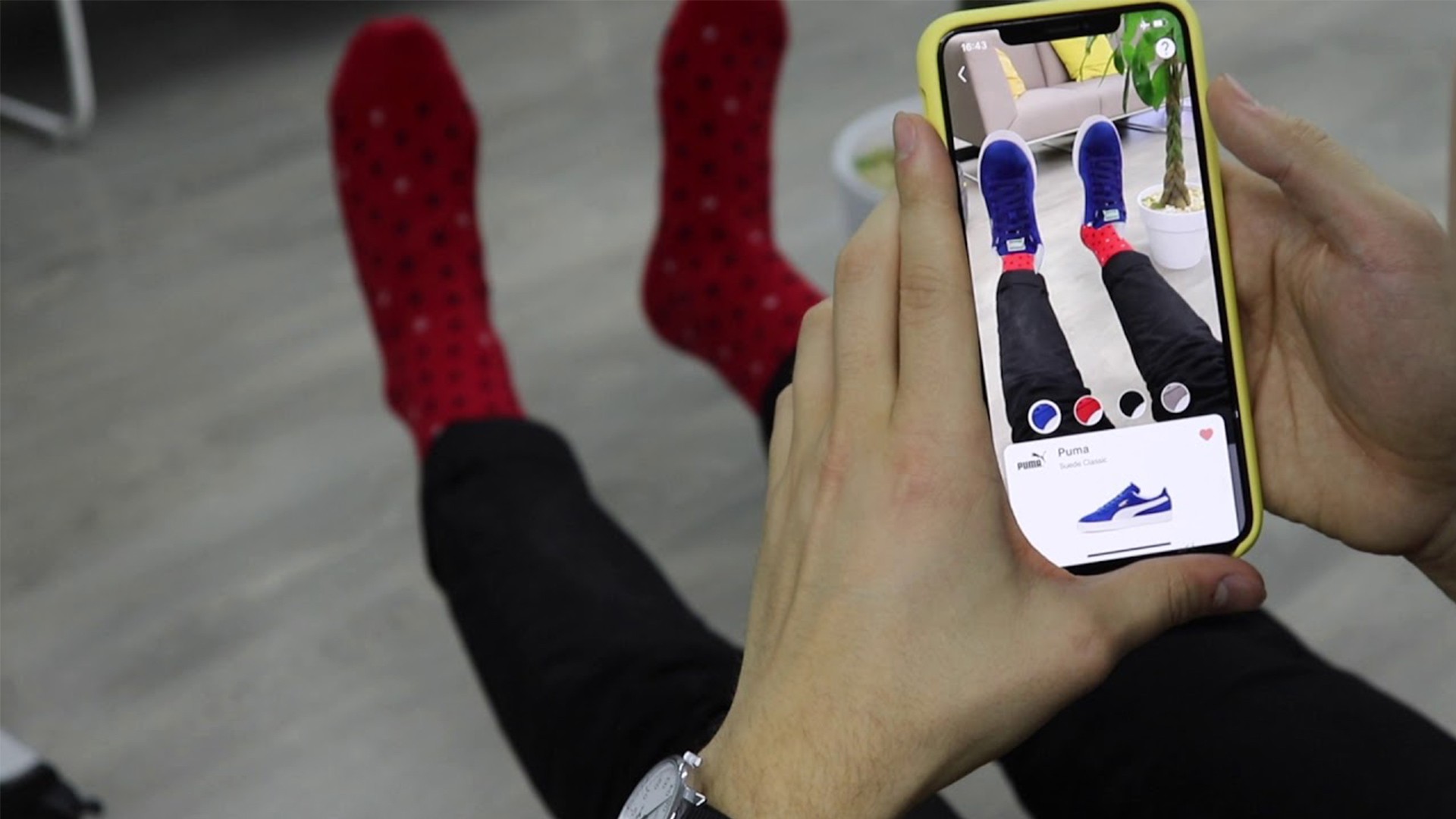 Вышло приложение для виртуальной примерки кроссовок Wanna Kicks