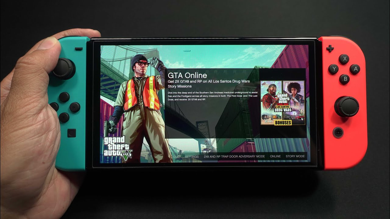 В коде GTA V нашли намёки на порт игры для Nintendo Switch - Rozetked.me