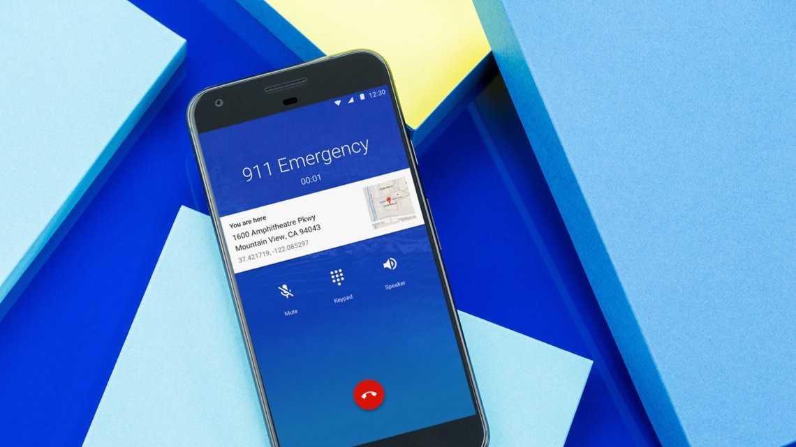 «Google Телефон» расскажет экстренным службам всю информацию по нажатию кнопки