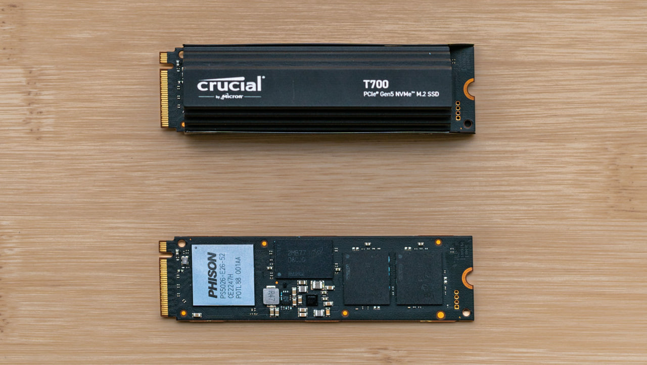 Накопитель Crucial T700 PCIe Gen5 показал скорость чтения 12,4 ГБ/с