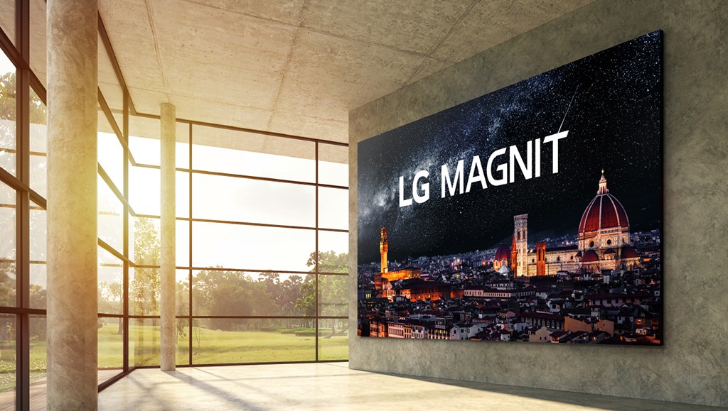 LG выпустила 163-дюймовый телевизор Magnit с технологией MicroLED