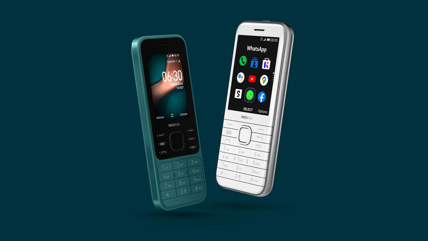 Кнопочные телефоны Nokia 6300 4G и Nokia 8000 4G уже в России