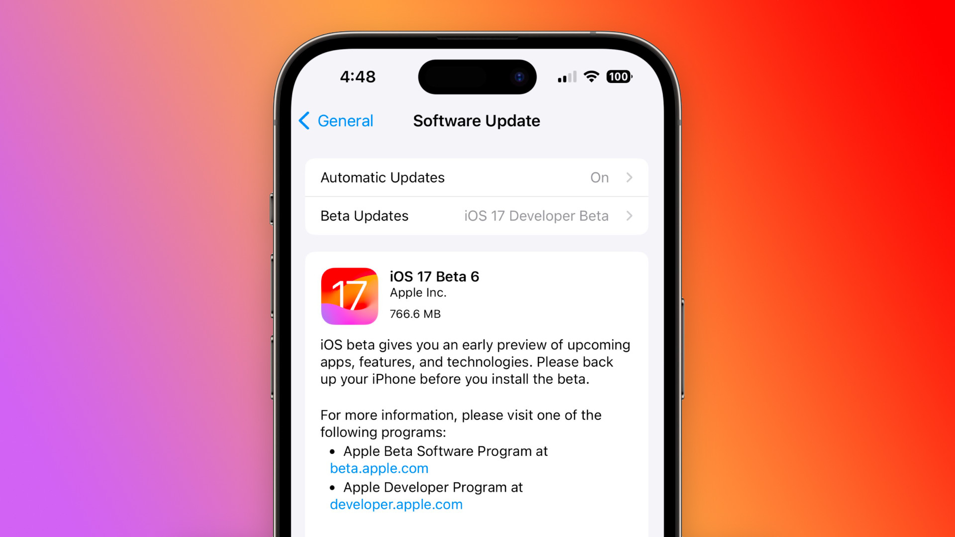 Apple выпустила iOS 17 beta 6 и беты для других операционных систем -  Rozetked.me