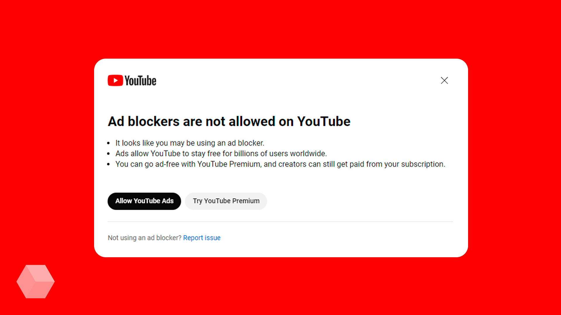 YouTube начал борьбу с блокировщиками рекламы - Rozetked.me