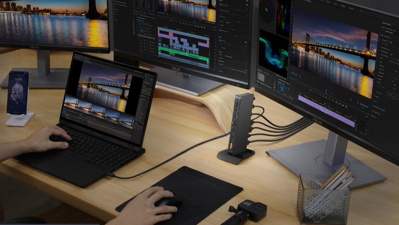 Asus Triple 4K Thunderbolt 4 Dock DC500: док-станция с Thunderbolt 4 и ...