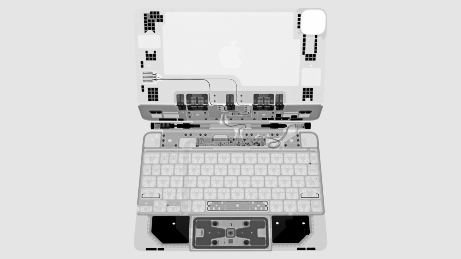 iFixit исследовали внутренности Magic Keyboard для iPad Pro при помощи рентгена
